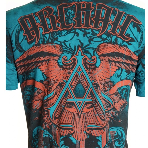 Archaic By Affliction Men's T-Shirt DAVENTRY - Picture 7 of 9